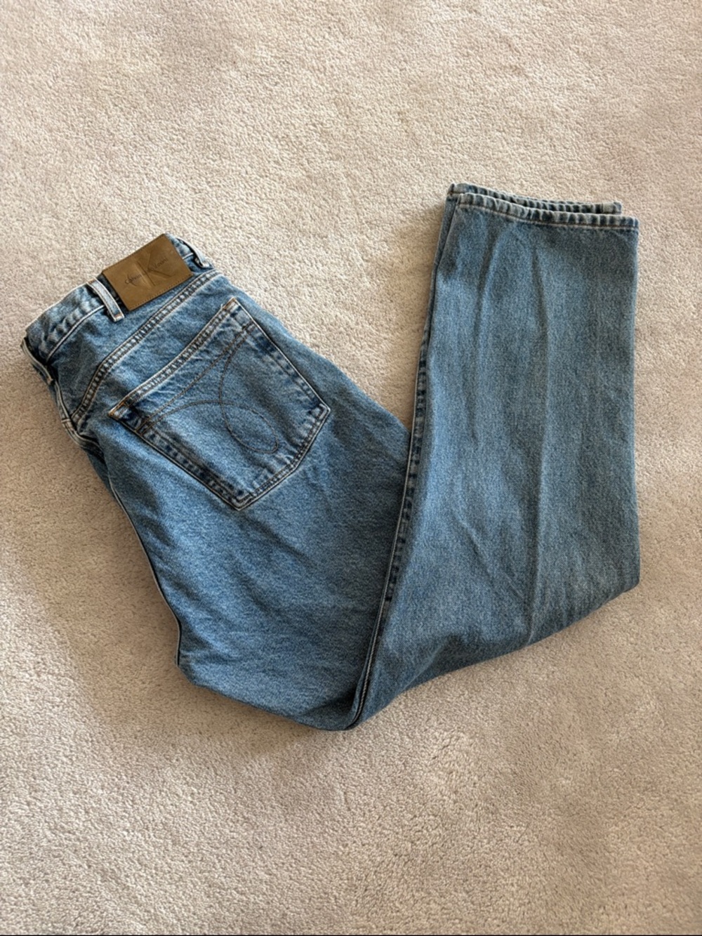 Vintage Calvin Klein Jeans Light Blue Denim  Manufactured in 2013